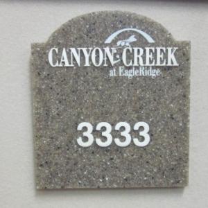 Click to Enlarge Corian Room Plaque