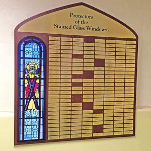 Click to Enlarge Printed Stained Glass