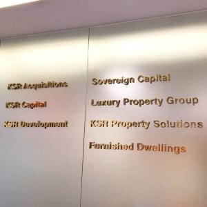 Click to Enlarge Polished Brass Letters
