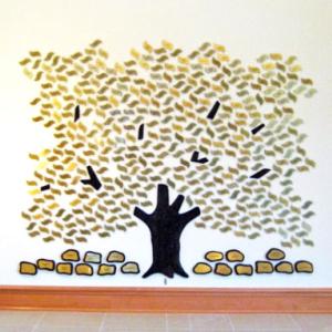 Click to Enlarge Model 410 Tree of Life on Acrylic Leaves